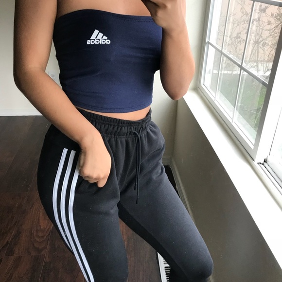 adidas Other - Navy adidas Tube Top